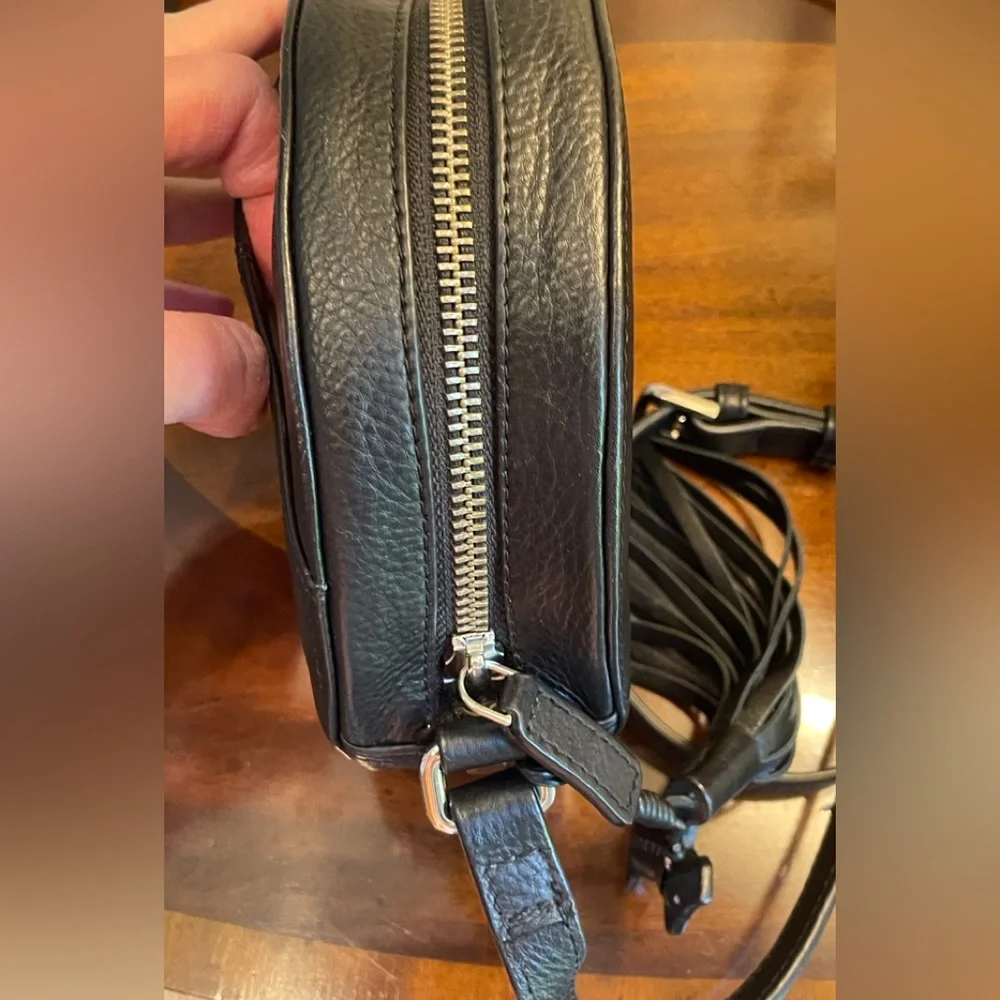 Radley London black circle leather crossbody bag - Picture 9 of 13